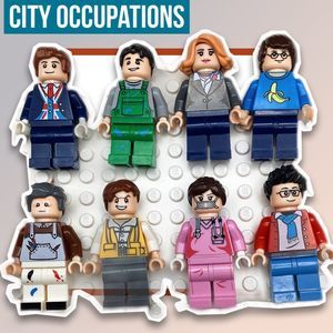 Minifigures City People Lot LEGO compatible